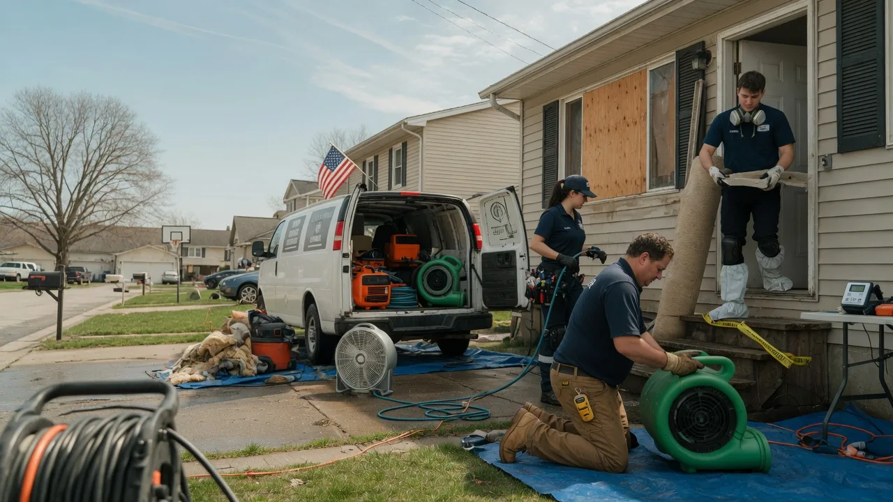 Water Damage Restoration in Breese, IL near me